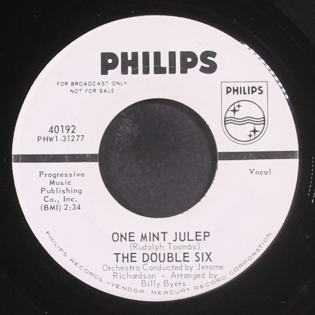 hallelujah, i love her so / one mint julep by DOUBLE SIX