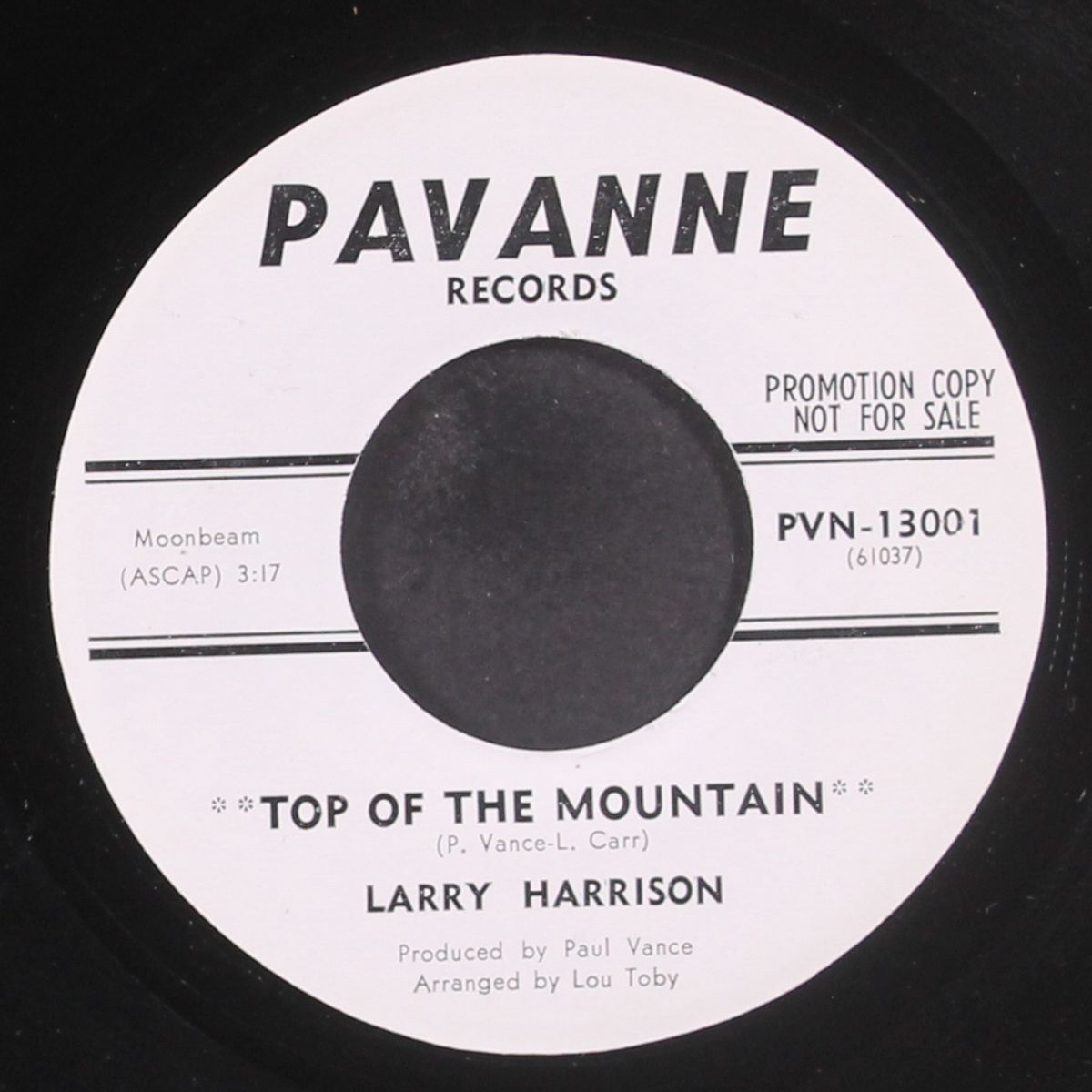 no man can stand alone / top of the mountain by LARRY HARRISON
