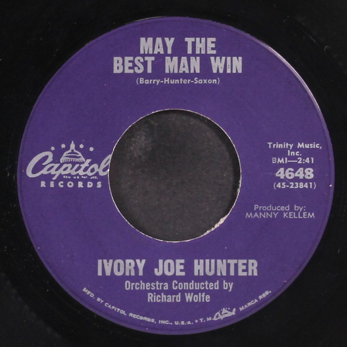 you better believe it, baby / may the best man win by IVORY JOE HUNTER