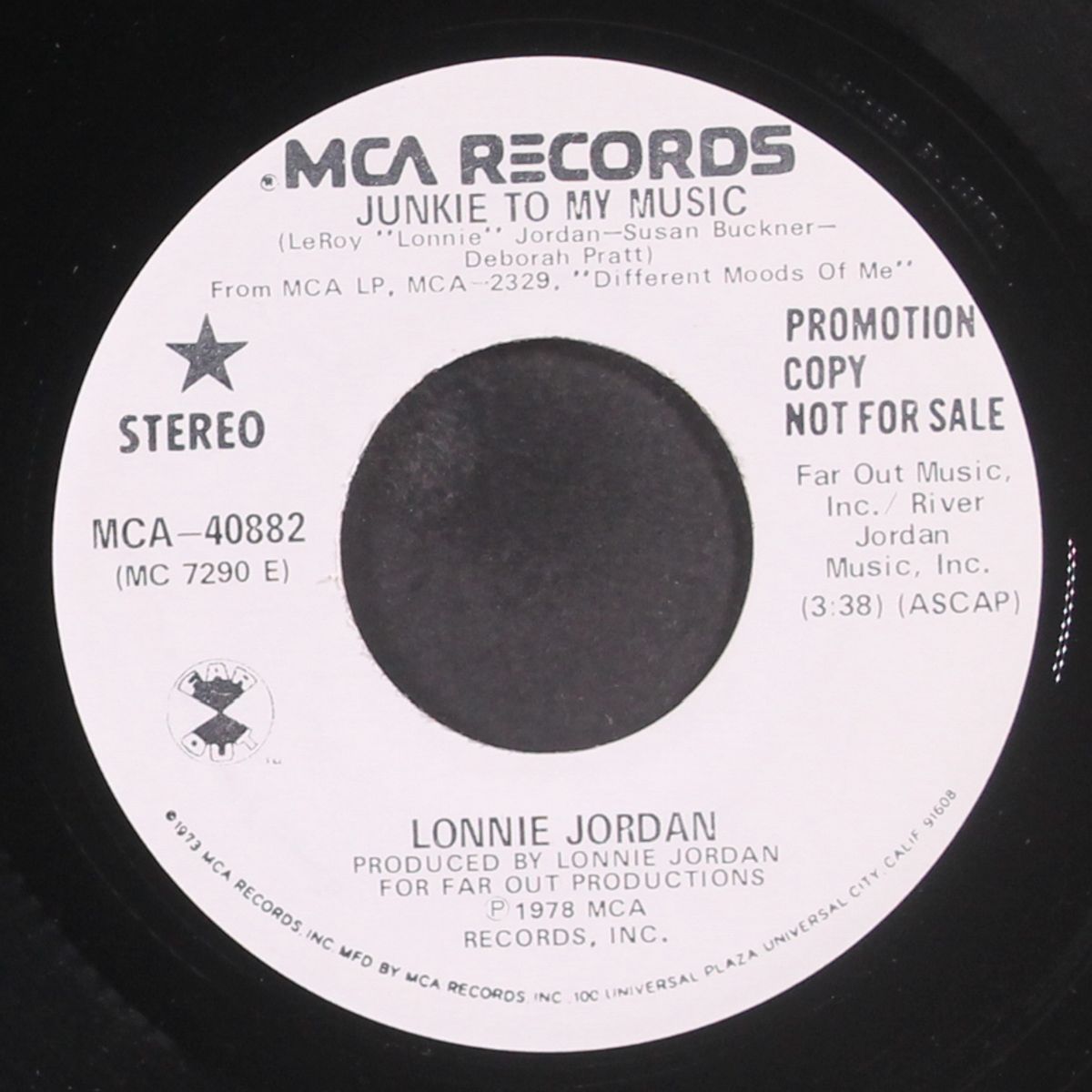 junkie to my music by LONNIE JORDAN