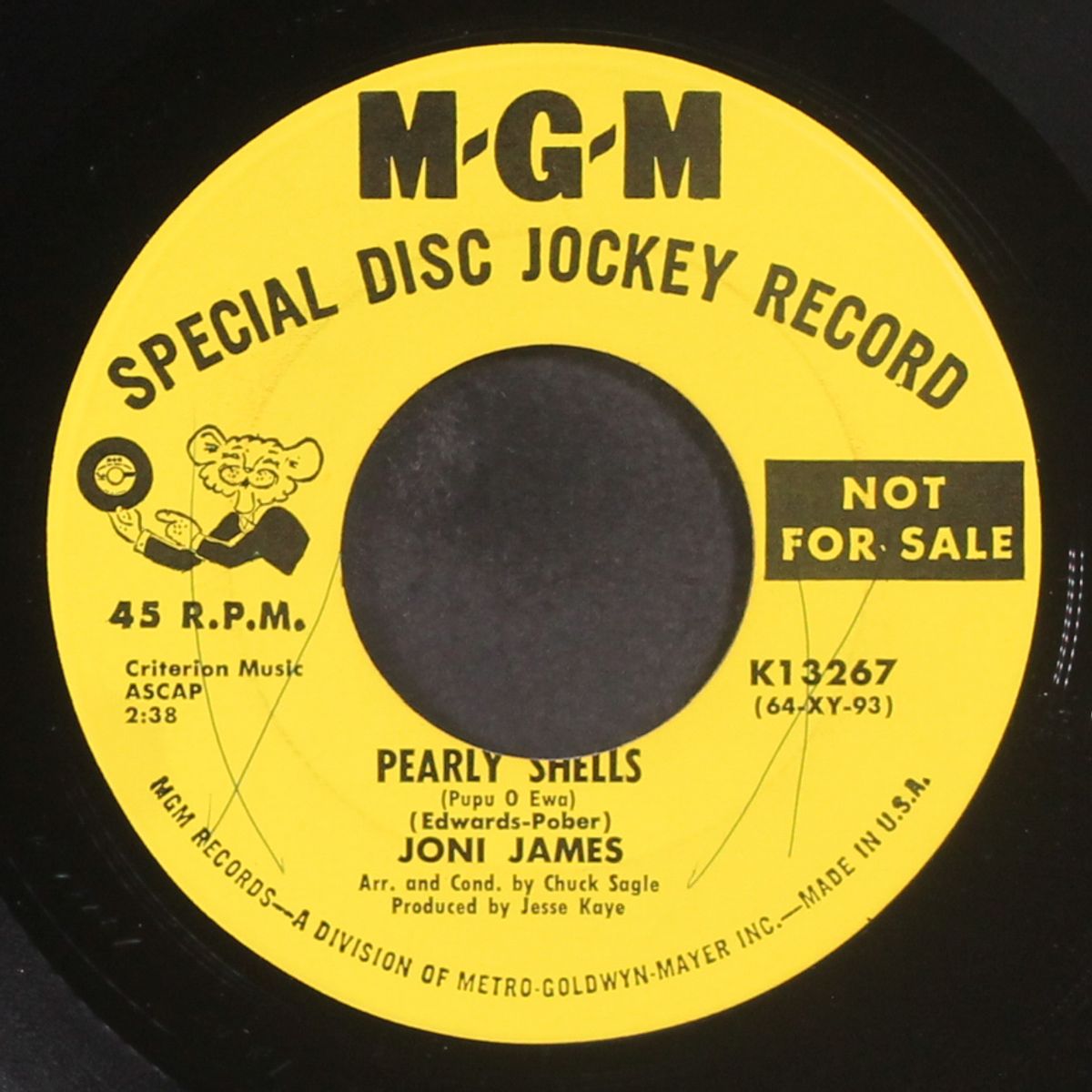 pearly shells / hawaiian war chant by JONI JAMES