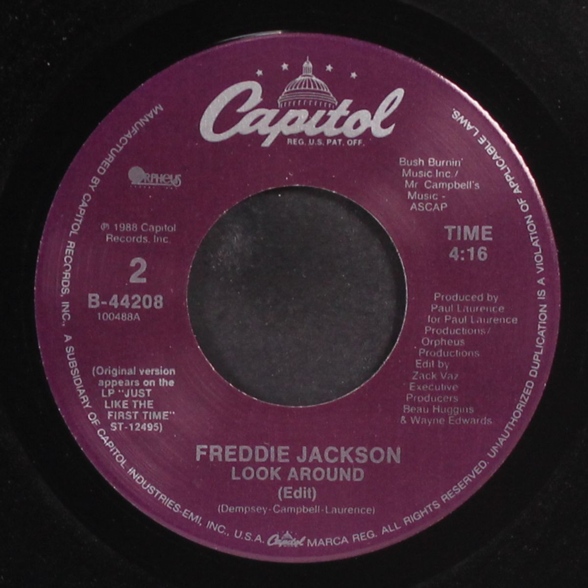 hey lover (edit) / look around by FREDDIE JACKSON
