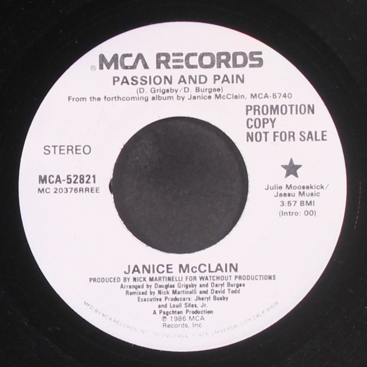 passion & pain / same by JANICE MCCLAIN