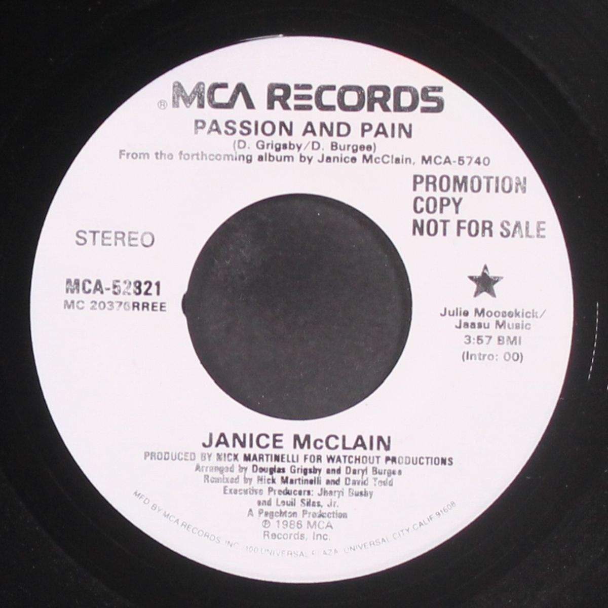 passion & pain / same by JANICE MCCLAIN