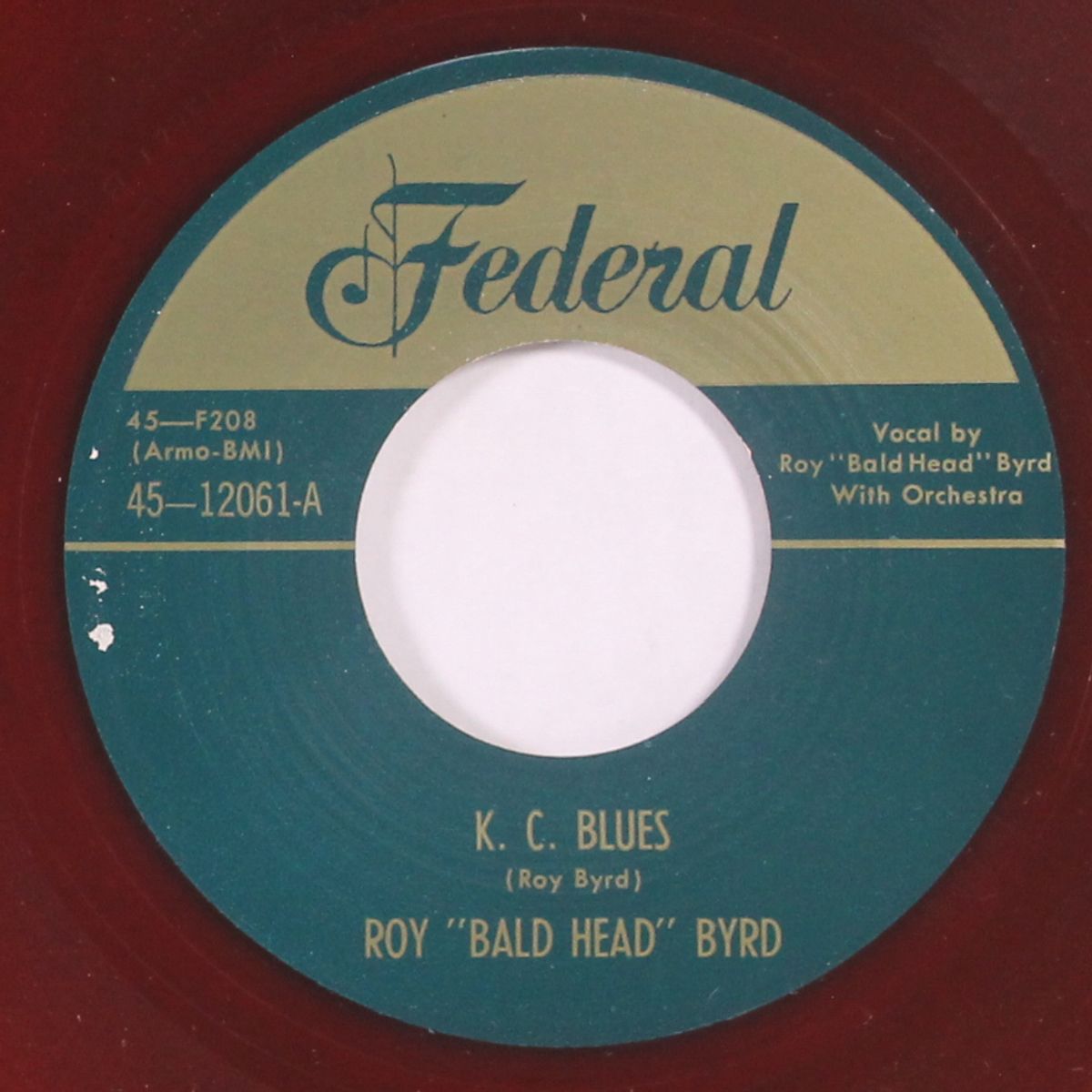 k.c. blues / curley haired baby by ROY 'BALD HEAD' BYRD