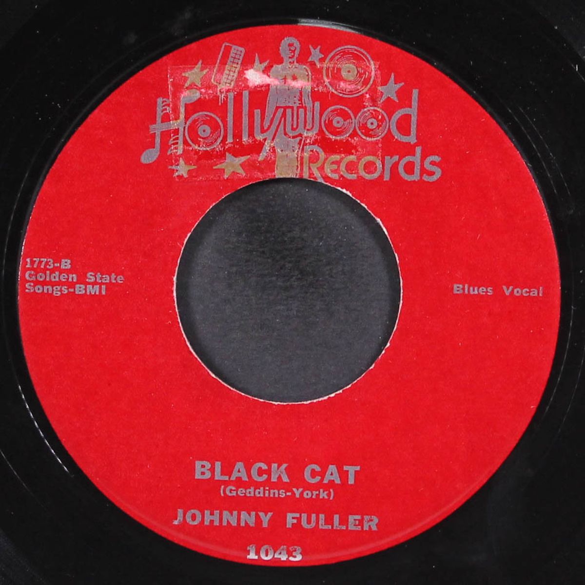 black cat / train train blues by JOHNNY FULLER