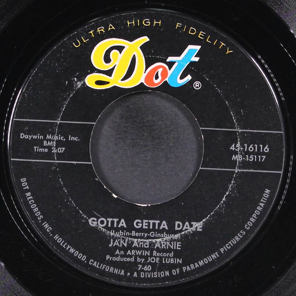 gas money / gotta getta date by JAN & ARNIE
