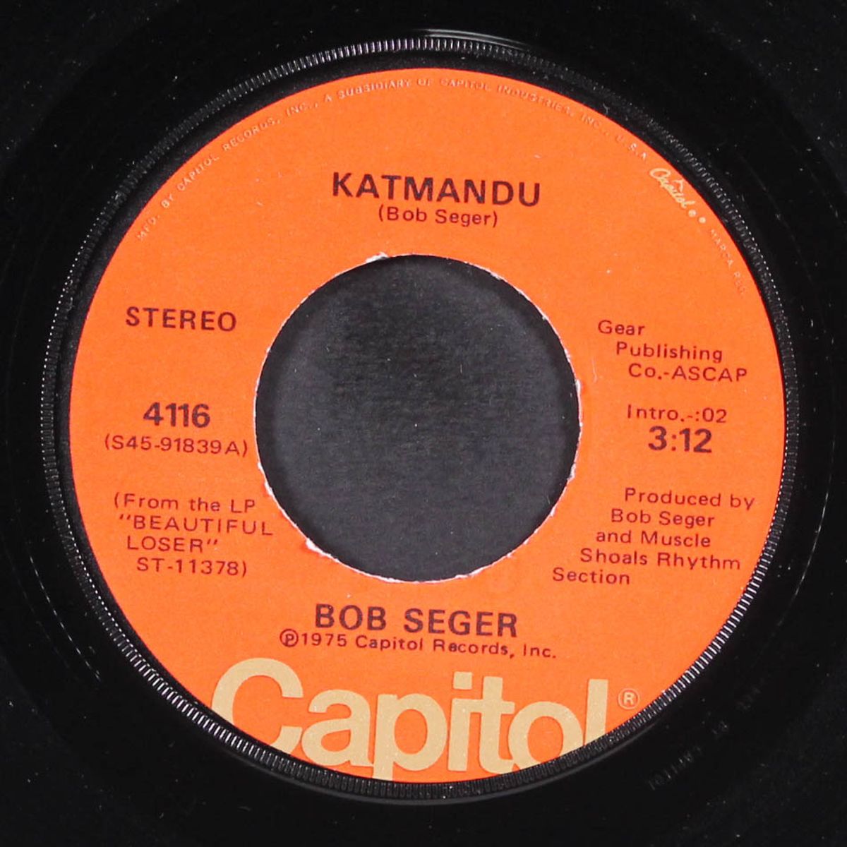 katmandu / black night by BOB SEGER