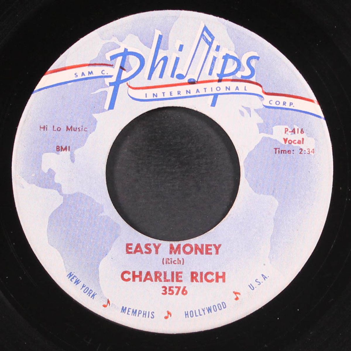 midnite blues / easy money by CHARLIE RICH