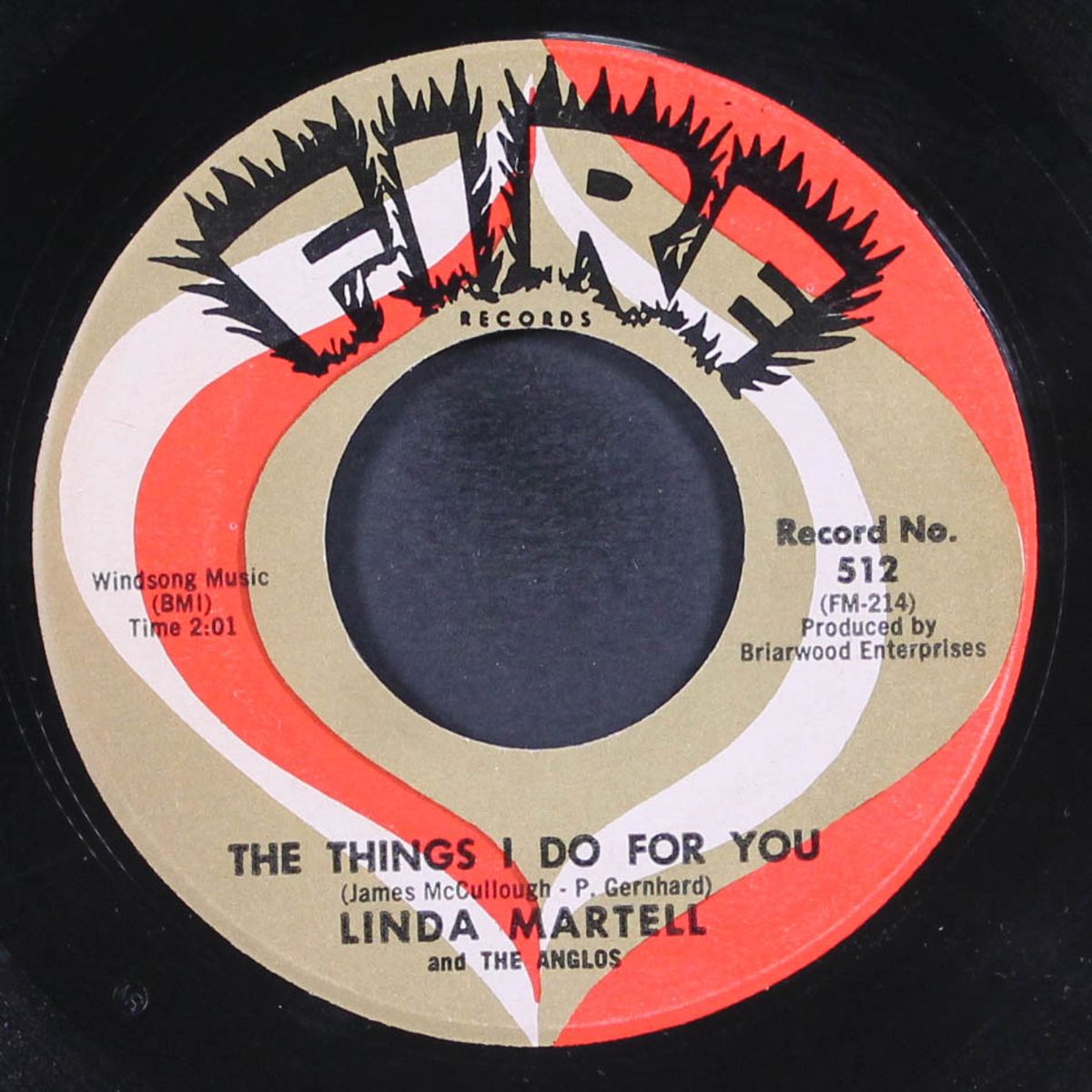 a little tear / the things i do for you by LINDA MARTELL& ANGLOS