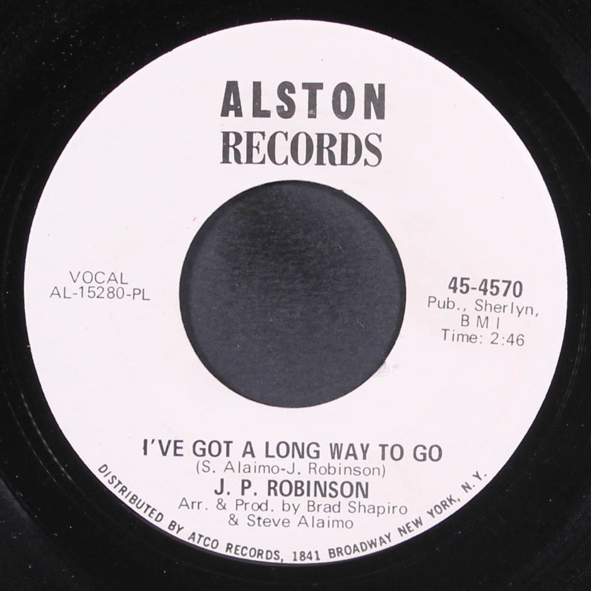only be true to me / i've got a long way to go by J.P. ROBINSON
