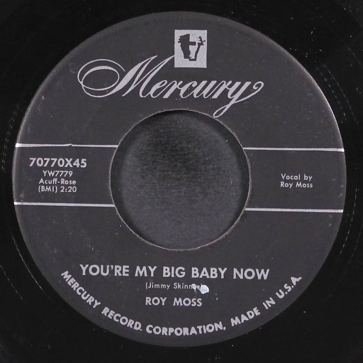 you're my big baby now / you nearly lose your mind by ROY MOSS