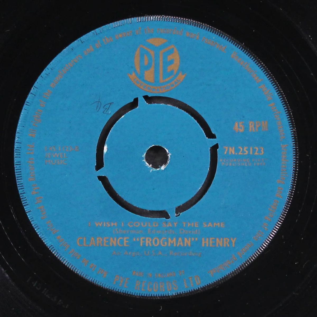 a little too much / i wish i could say the same by CLARENCE HENRY