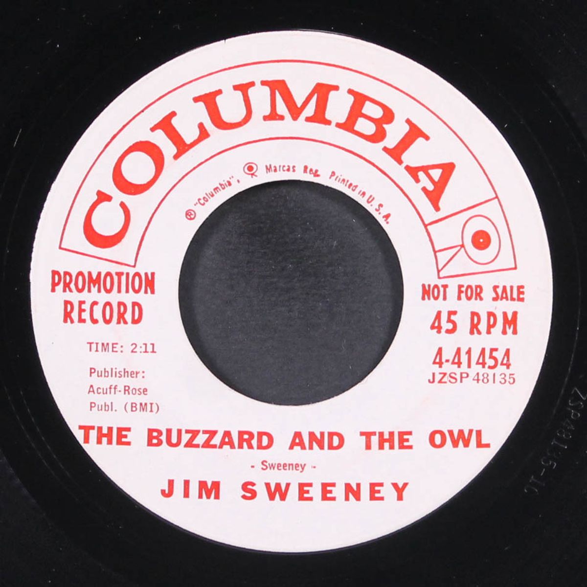 the buzzard and the owl / i'll follow you by JIM SWEENEY