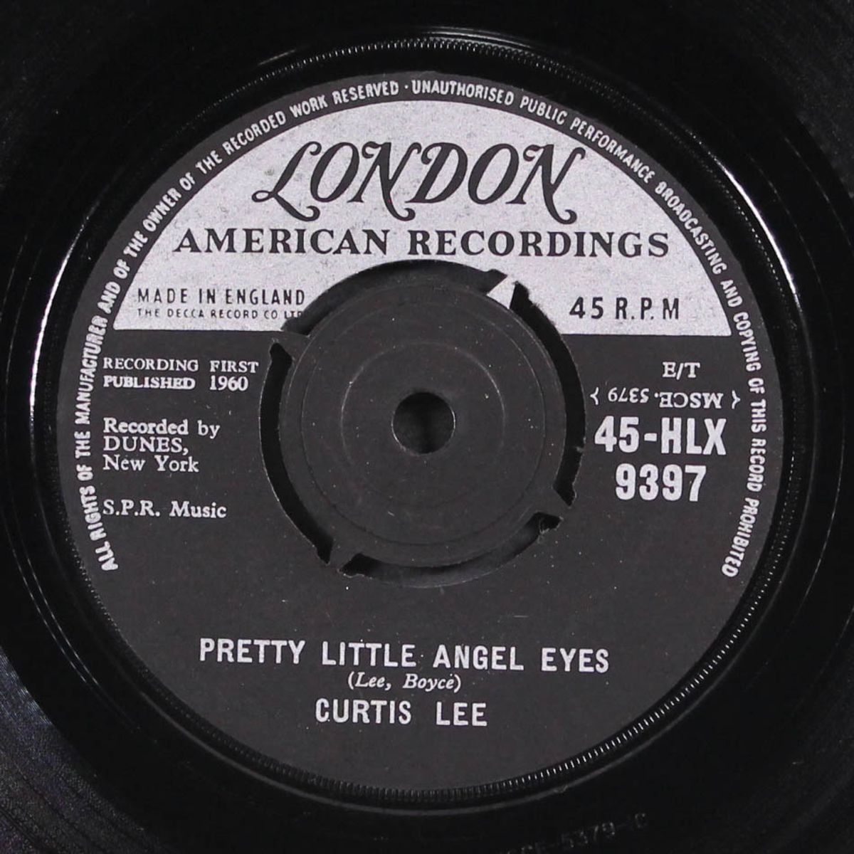 pretty little angel eyes / gee how i wish you were here by CURTIS LEE