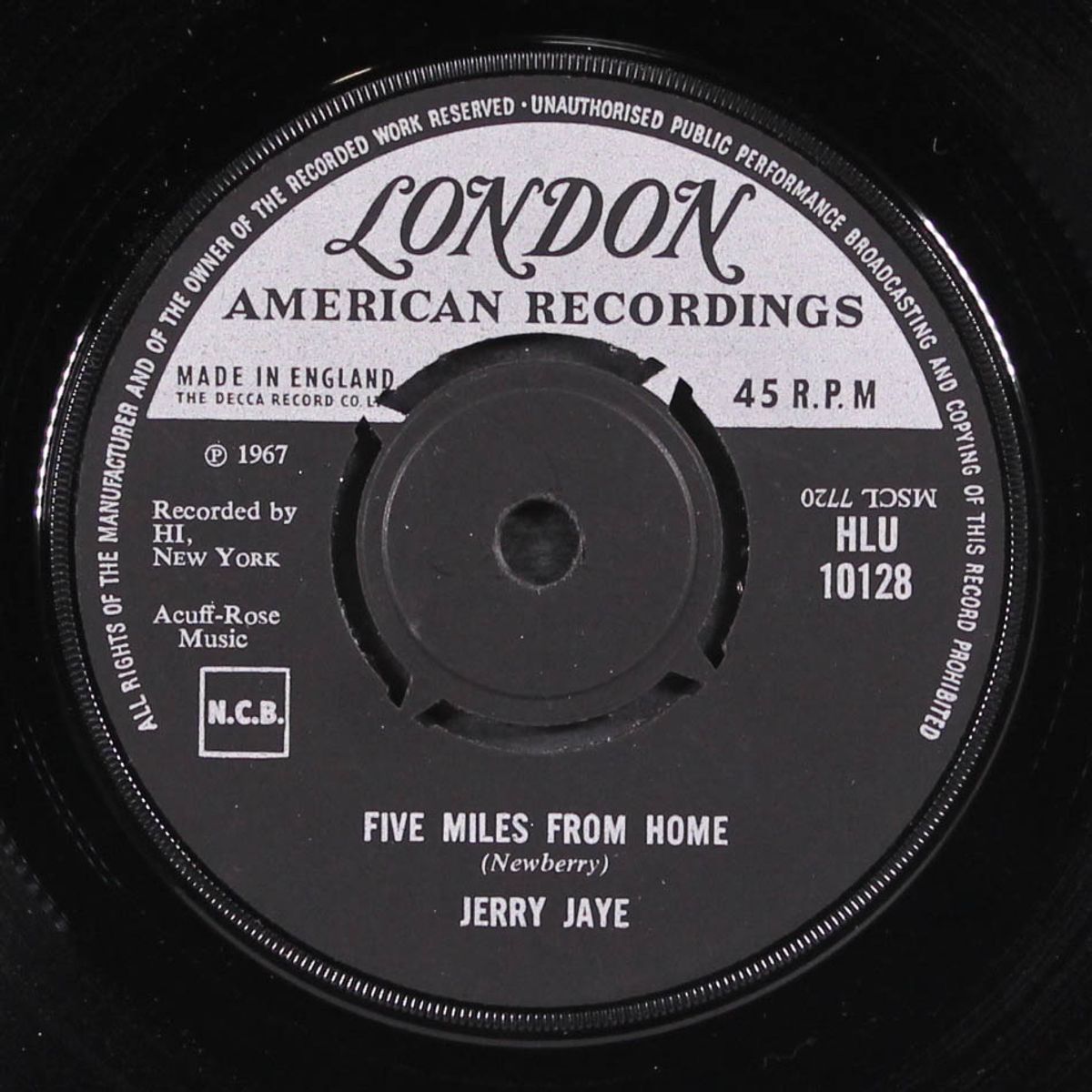 my girl josephine / five miles from home by JERRY JAYE