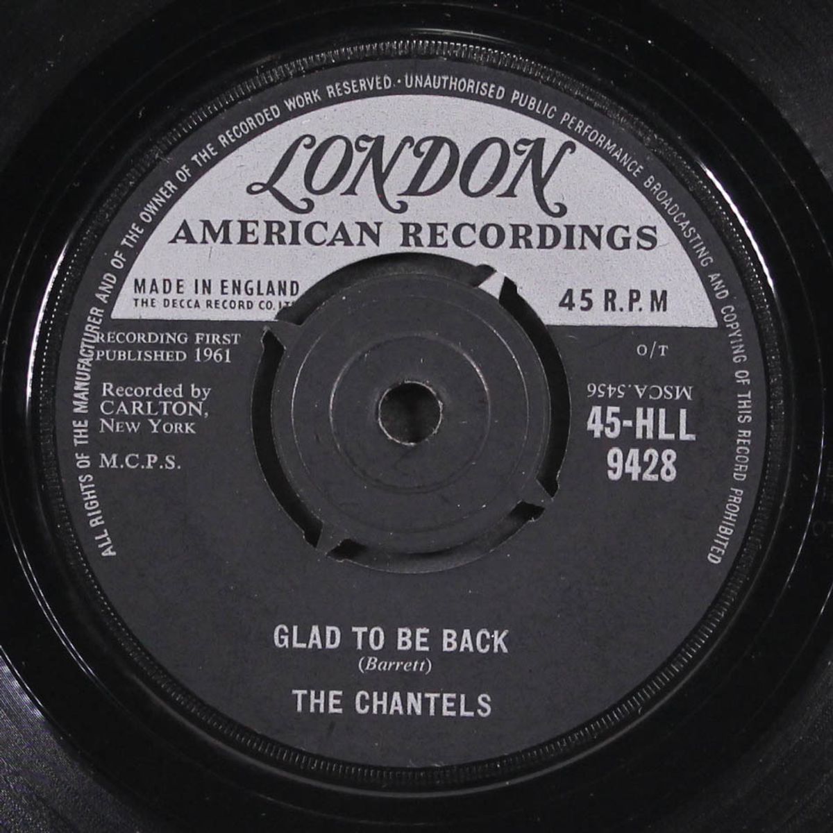 look in my eyes / glad to be back by CHANTELS