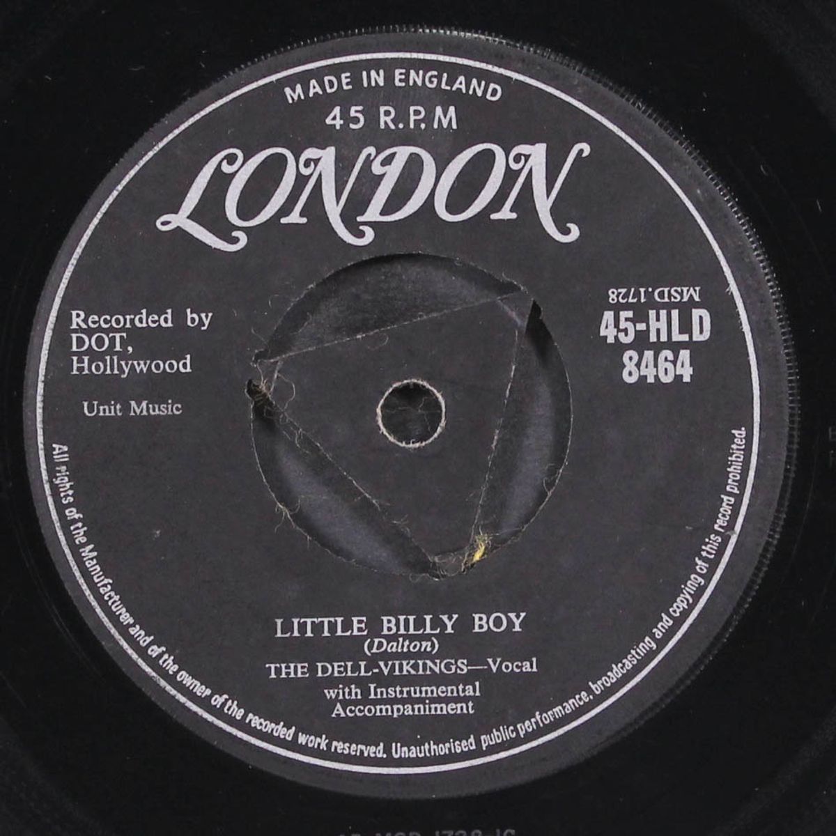 whispering bells / little billy boy by DEL VIKINGS