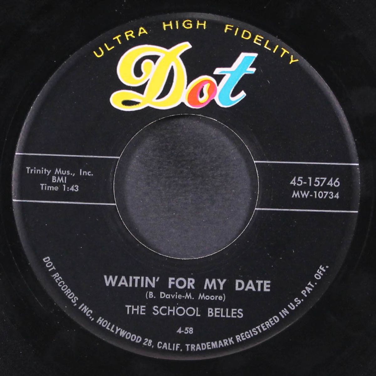 billy boy, billy boy / waitin' for my date by SCHOOL BELLES