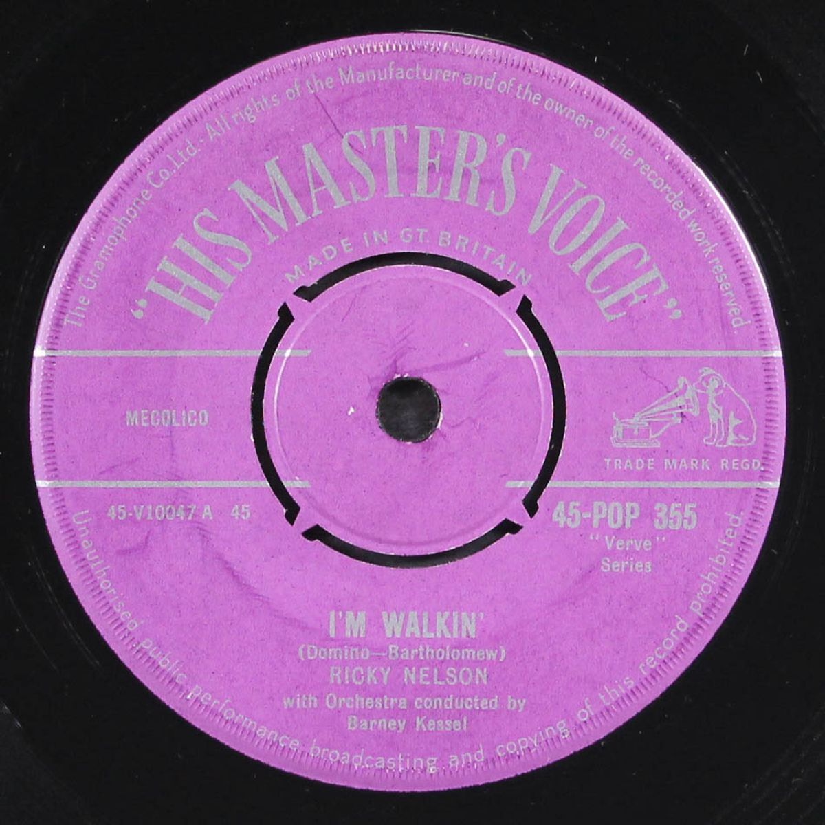 i'm walkin' / a teenager's romance by RICKY NELSON