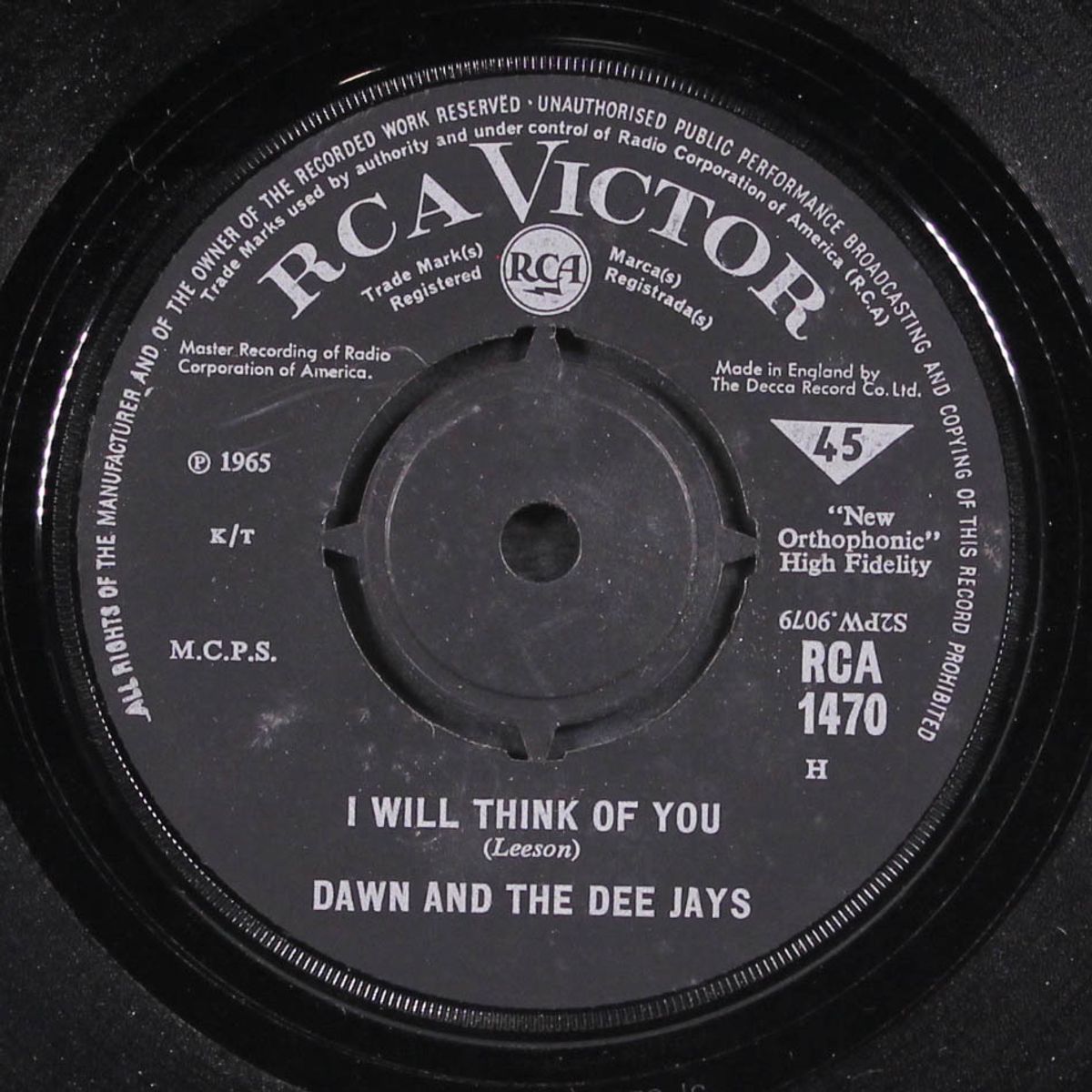 i will think of you / these are the things about you by DAWN & DEE JAYS