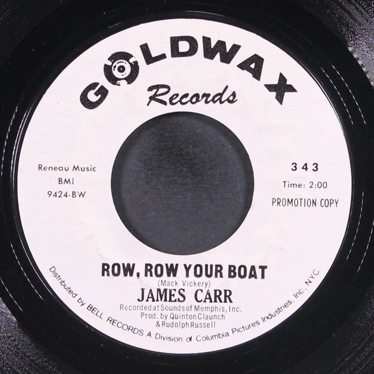 everybody needs somebody / row, row your boat by JAMES CARR