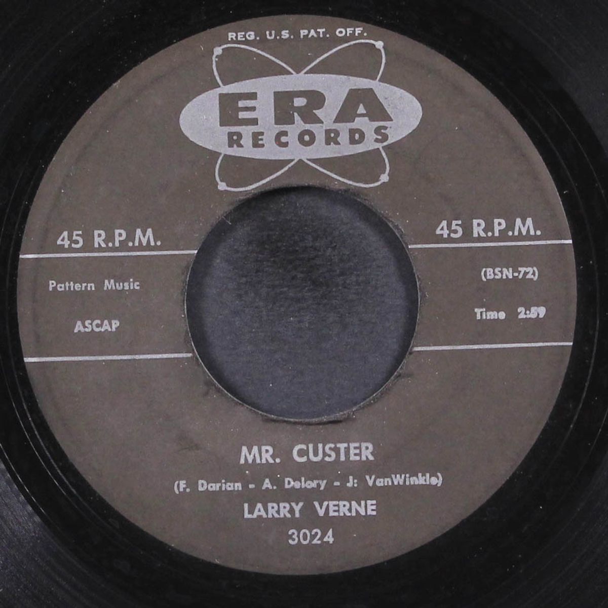 mr. custer / okeefenokee two step by LARRY VERNE