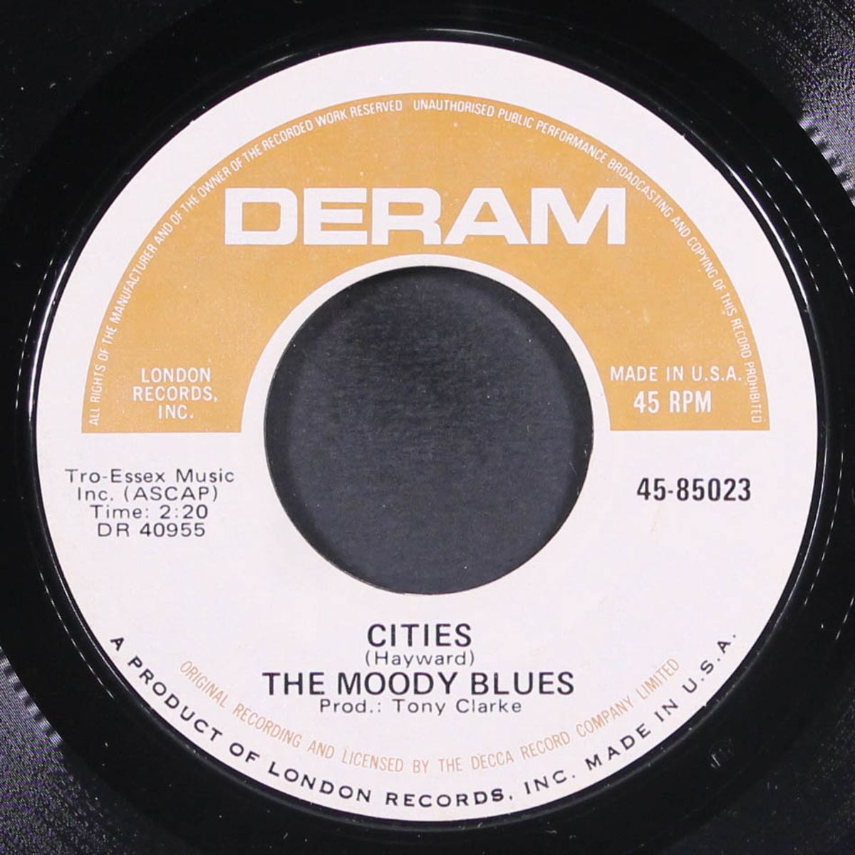 nights in white satin / cities by MOODY BLUES