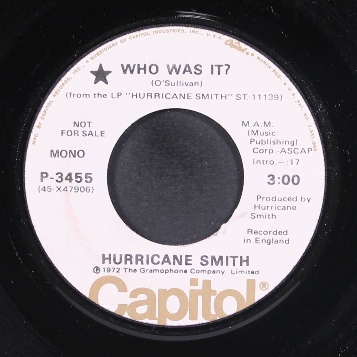 who was it? / take suki home by HURRICANE SMITH