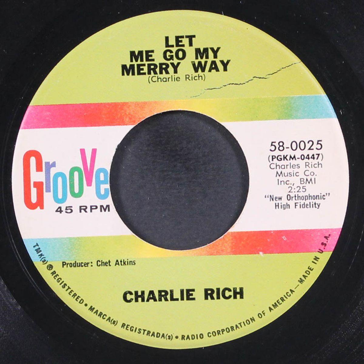 let me go my merry way / big boss man by CHARLIE RICH