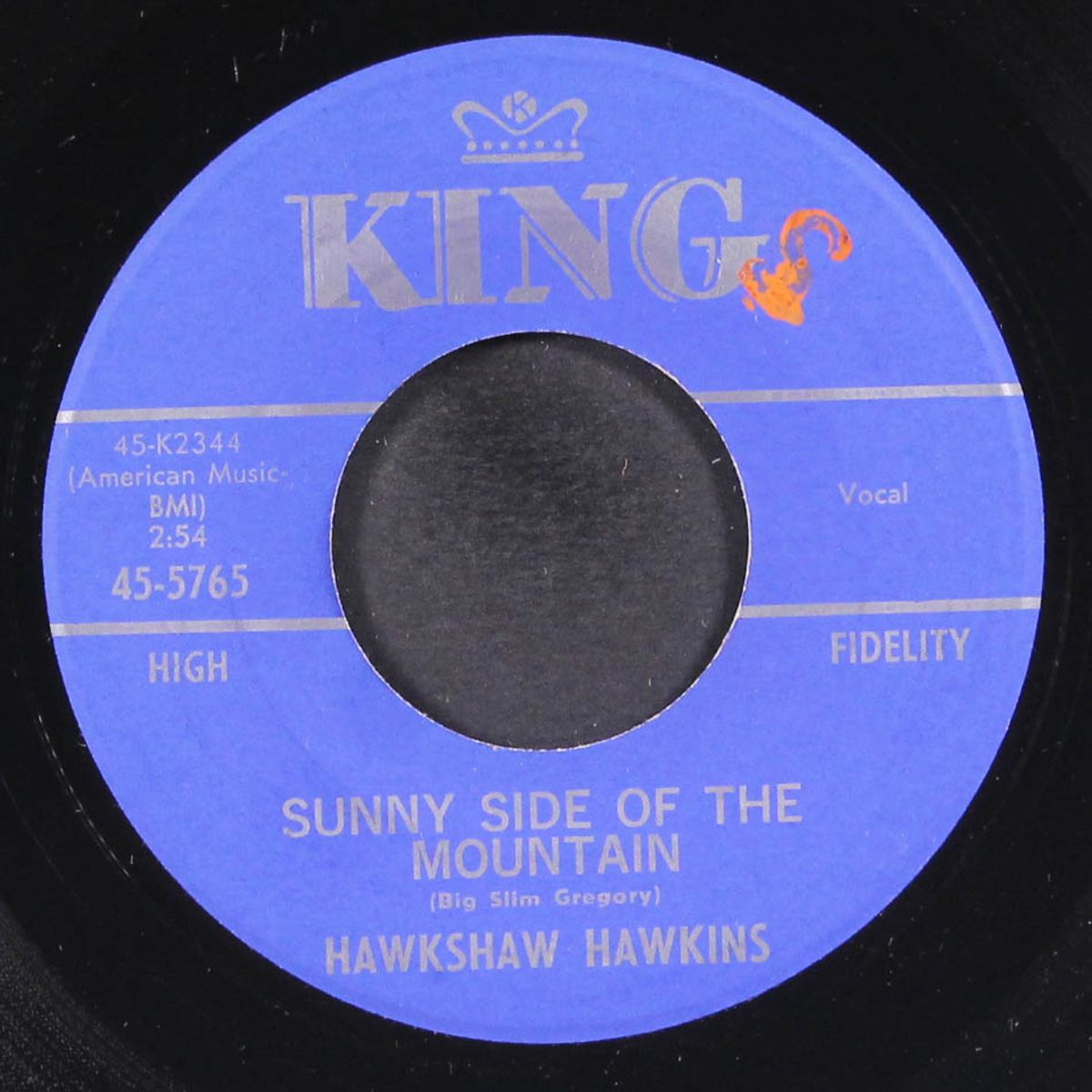 love died tonight / sunny side of the mountain by HAWKSHAW HAWKINS
