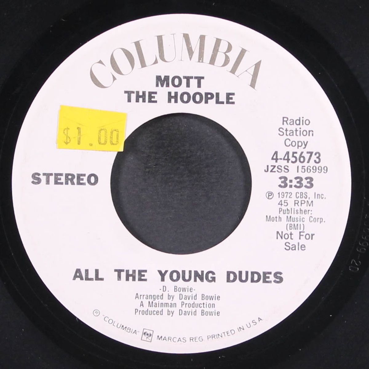 all the young dudes / mono by MOTT THE HOOPLE