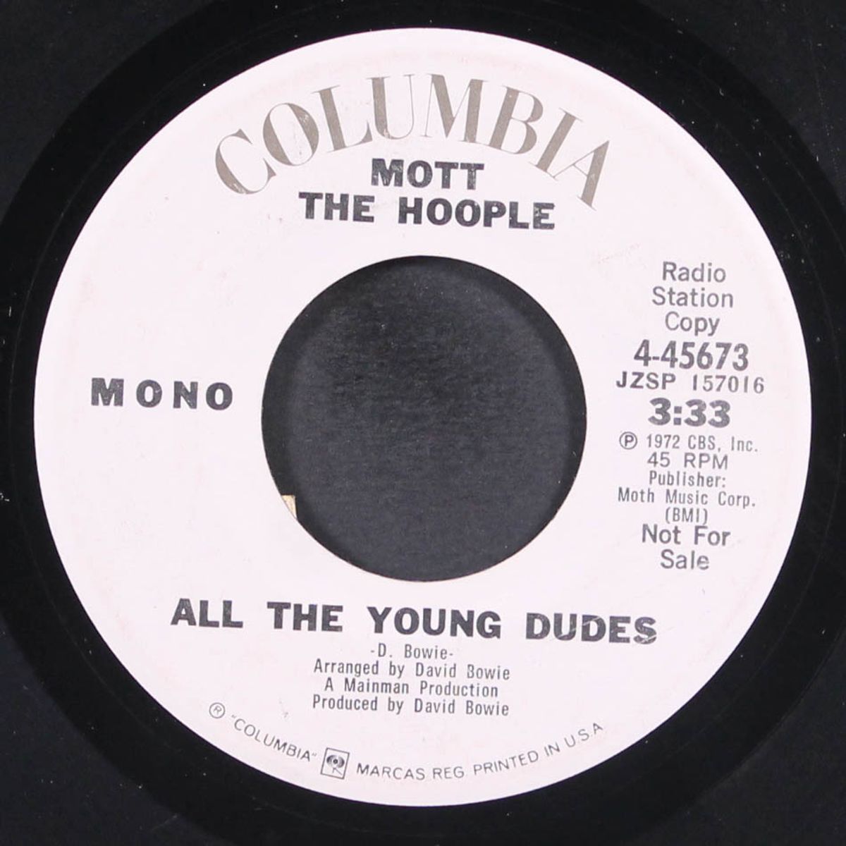 all the young dudes / mono by MOTT THE HOOPLE