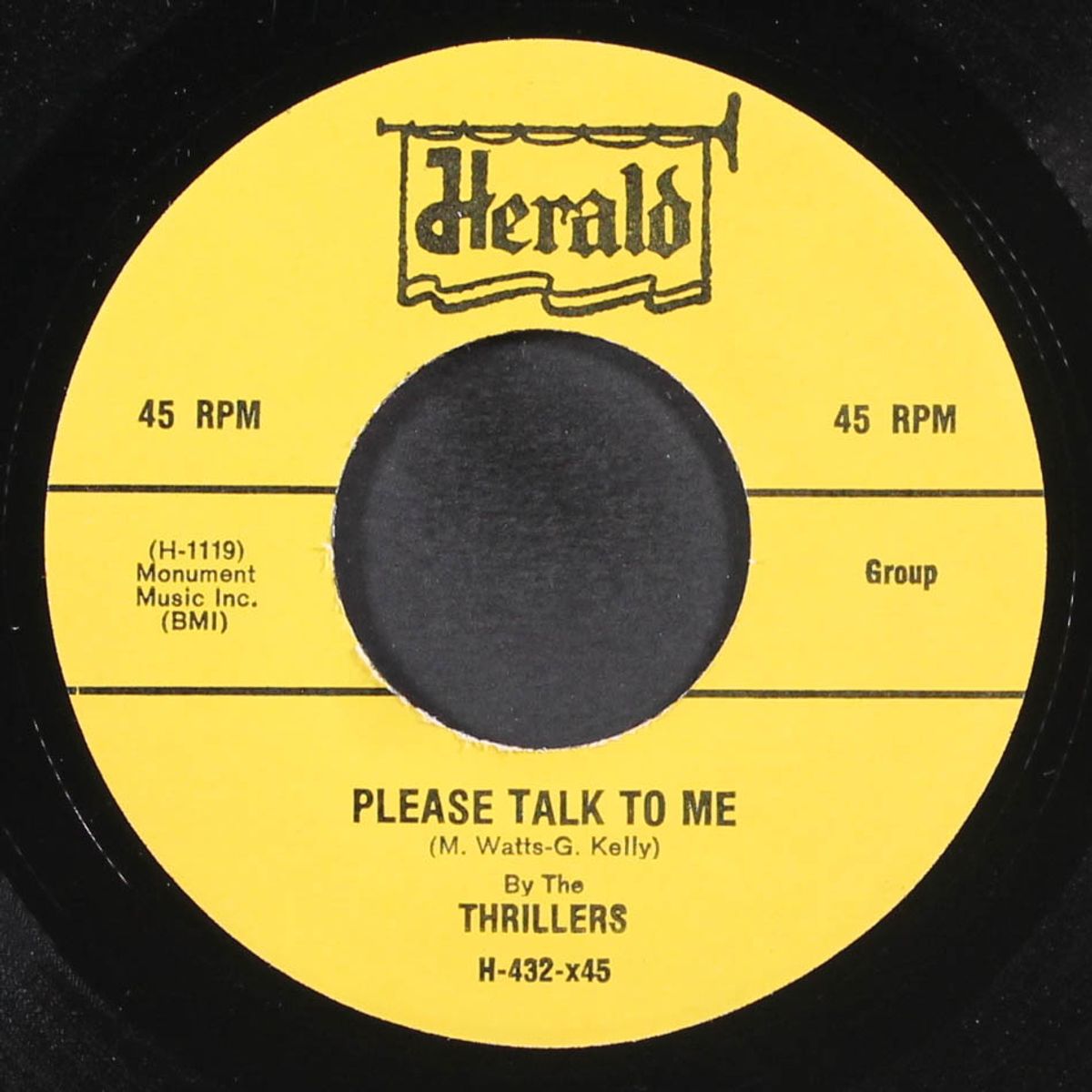 'lizabeth / please talk to me by THRILLERS