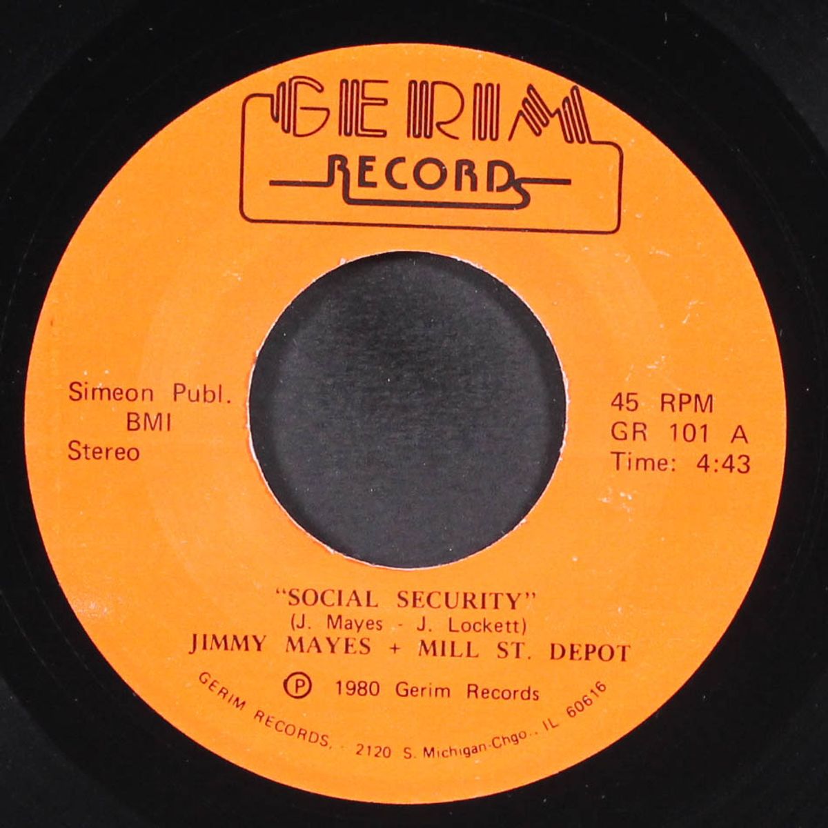 social security / disco drums by JIMMY MAYES & MILL ST DEPOT