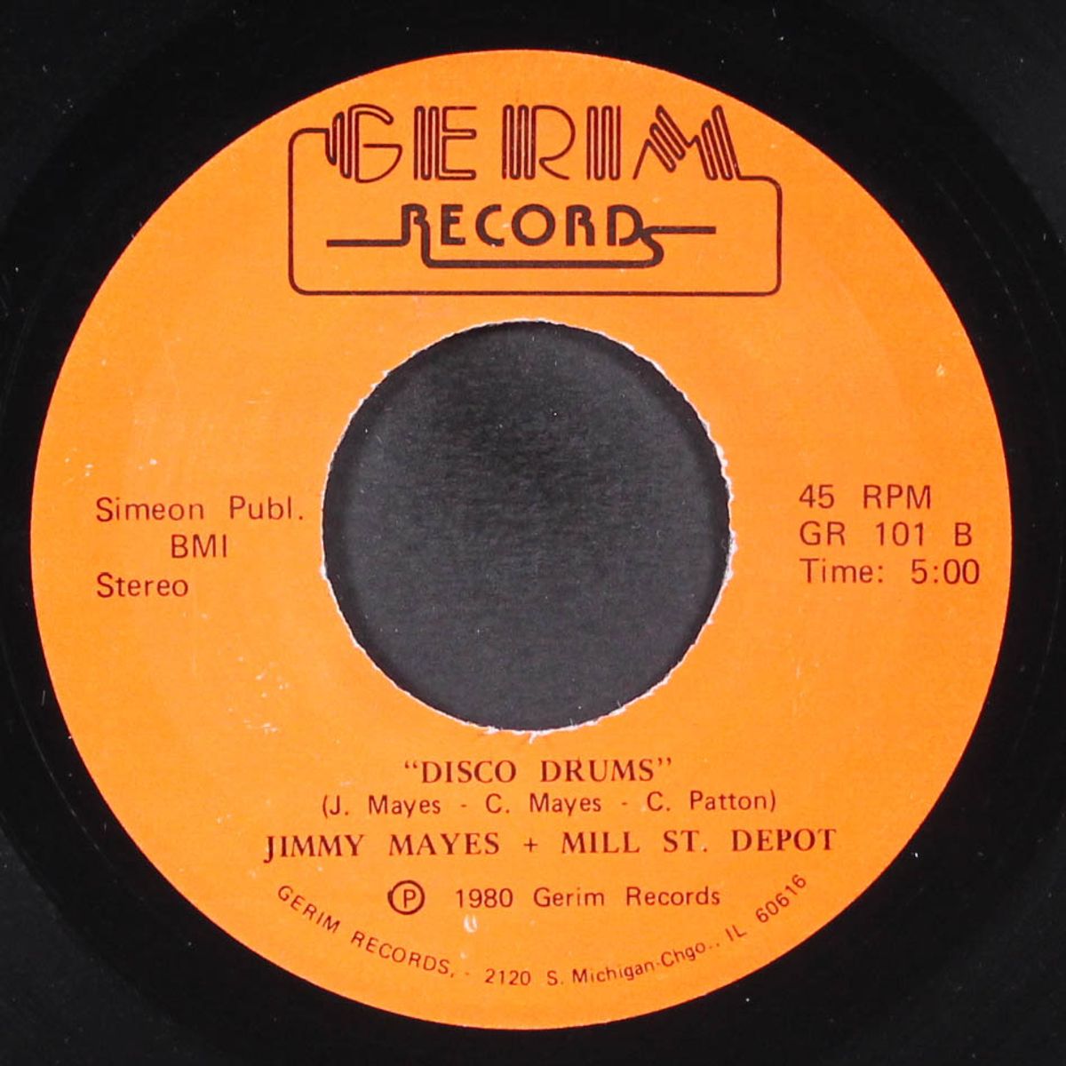 social security / disco drums by JIMMY MAYES & MILL ST DEPOT