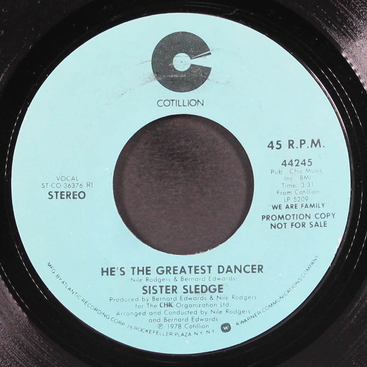he's the greatest dancer / mono by SISTER SLEDGE
