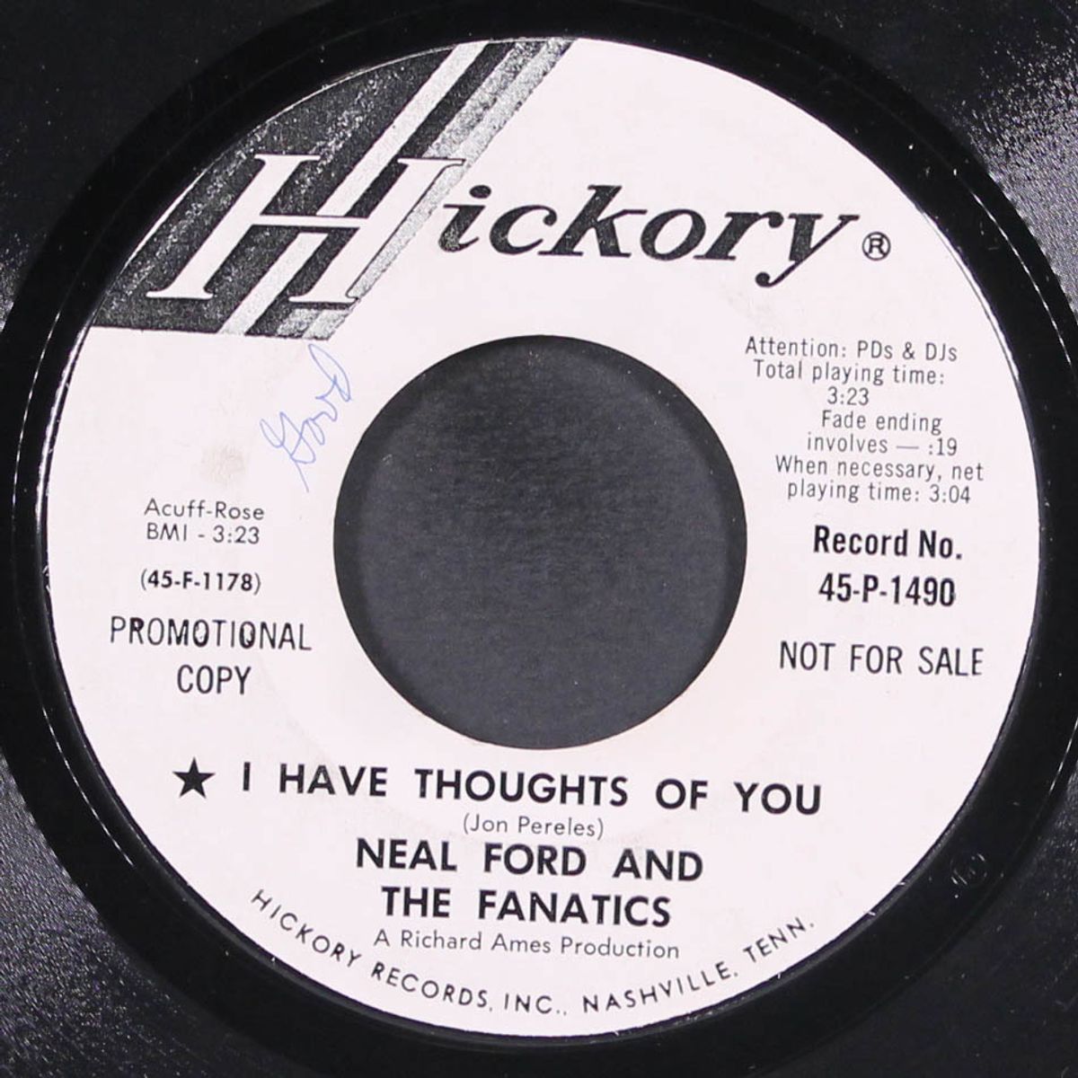 i have thoughts of you / that girl of mine by NEAL FORD & FANATICS