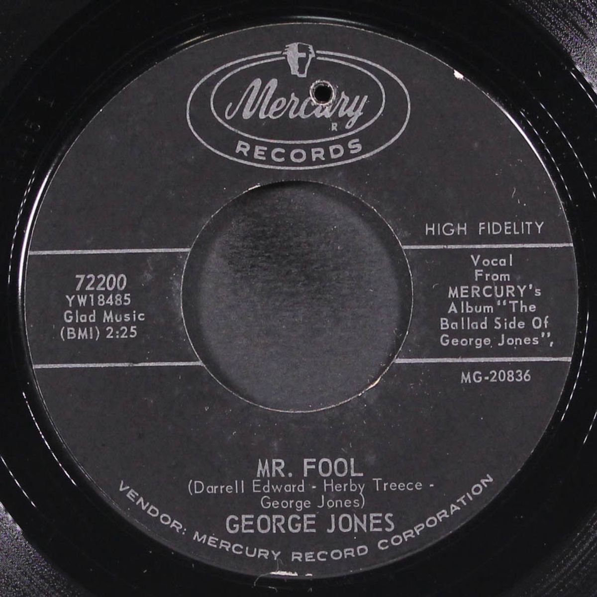 mr. fool by GEORGE JONES