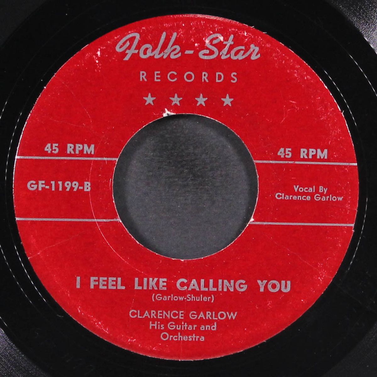 no no baby / i feel like calling you by CLARENCE GARLOW