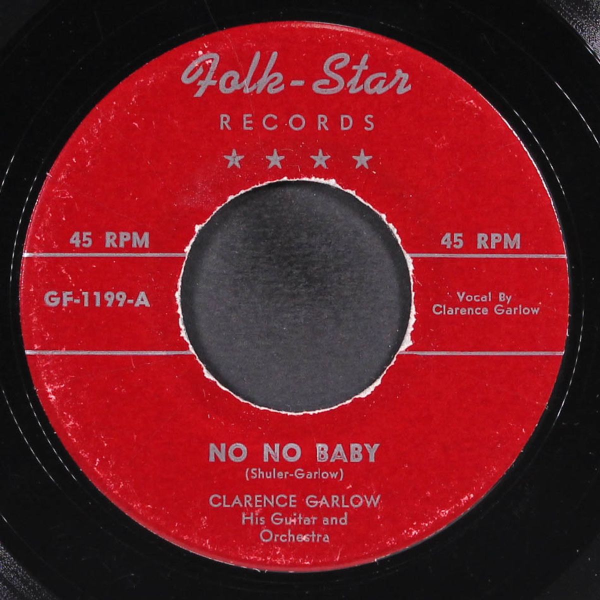 no no baby / i feel like calling you by CLARENCE GARLOW
