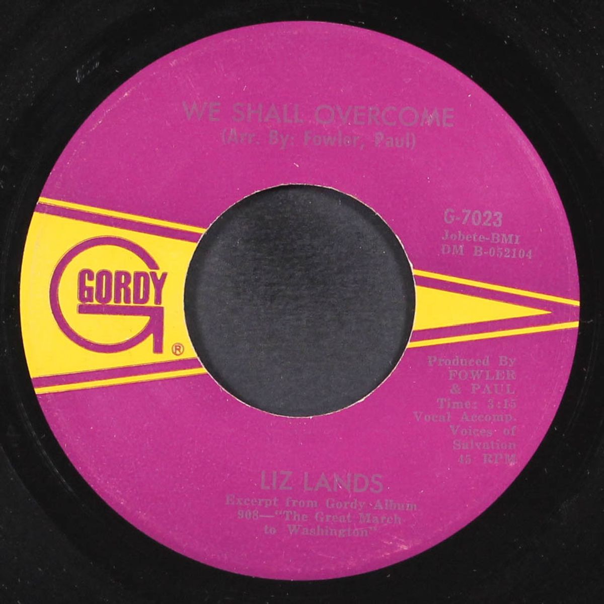 i have a dream / we shall overcome by REV. MARTIN LUTHER KING / LIZ LANDS