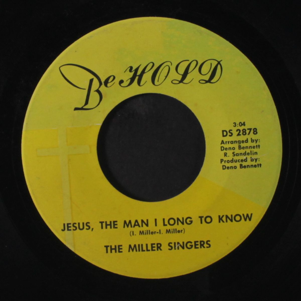 think of his goodness to you / jesus, the man i long to know by MILLER SINGERS