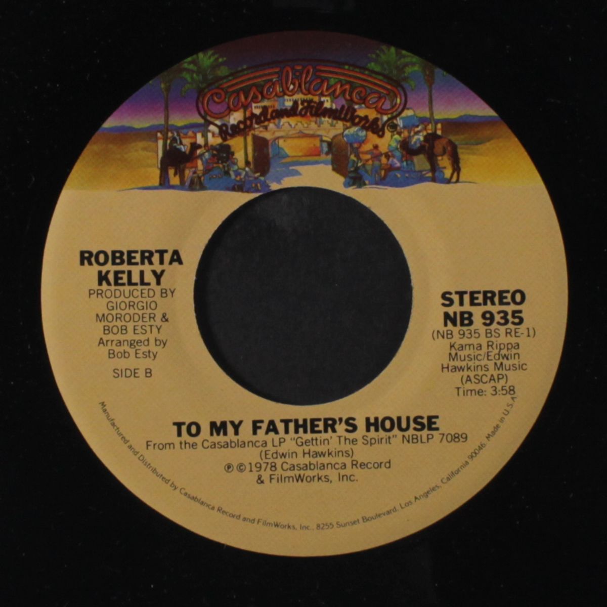 oh happy day / to my father's house by ROBERTA KELLY