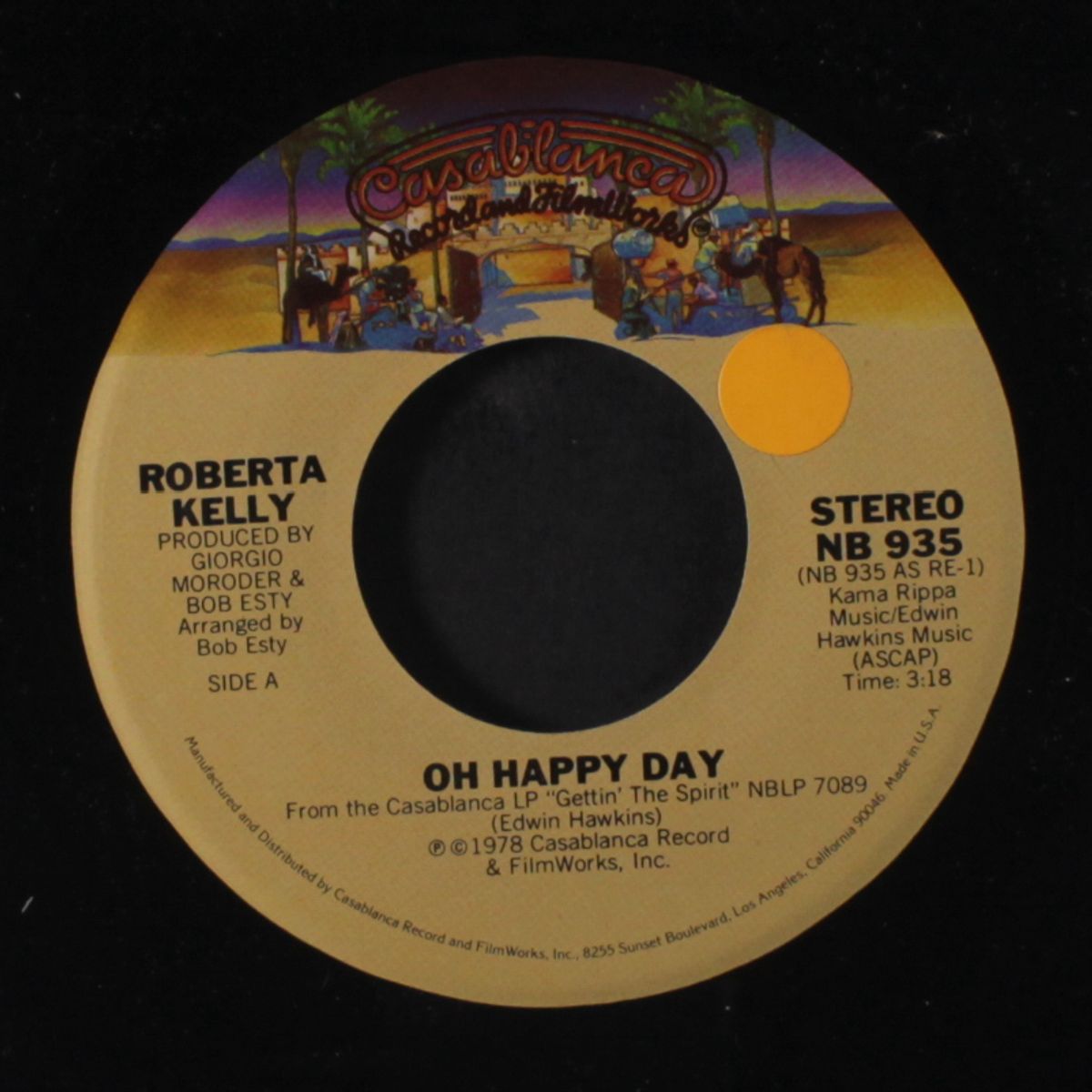 oh happy day / to my father's house by ROBERTA KELLY