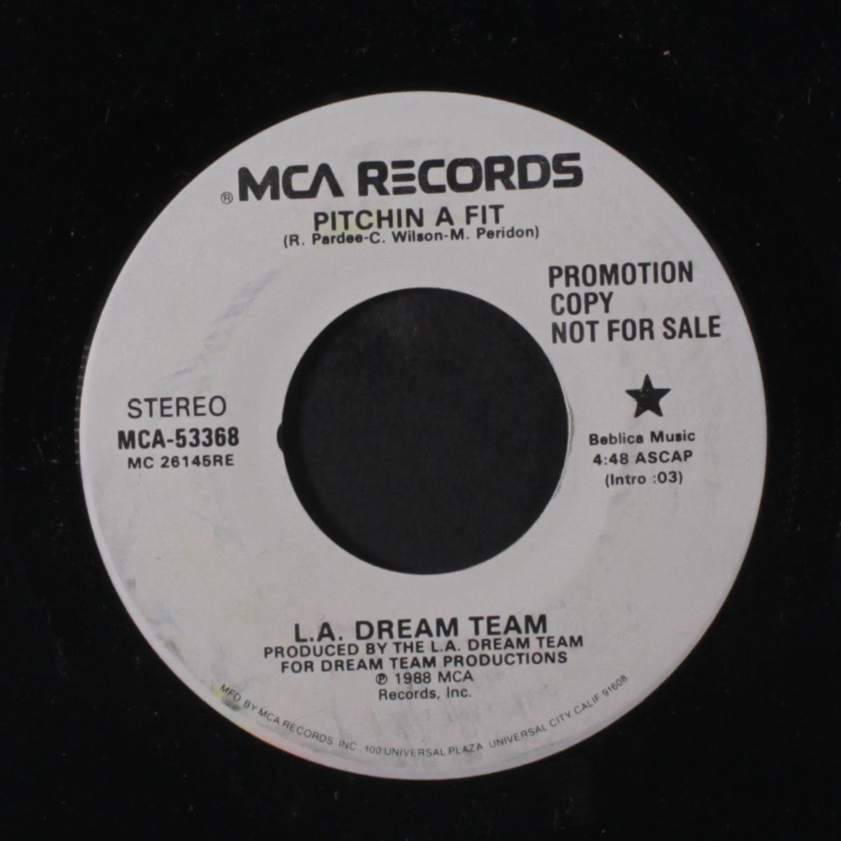 pitchin' a fit / same by L.A. DREAM TEAM