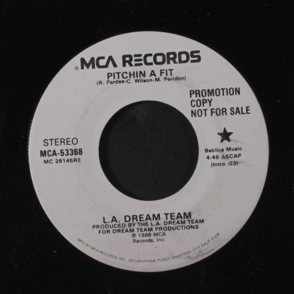 pitchin' a fit / same by L.A. DREAM TEAM