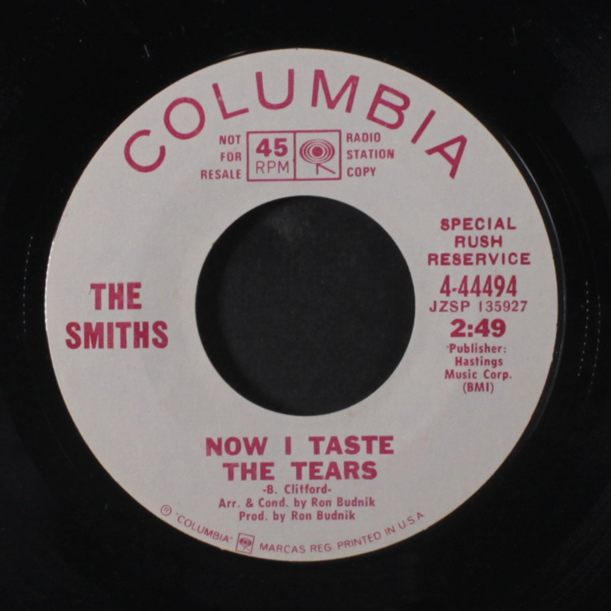 i can't stop / now i taste the tears by SMITHS