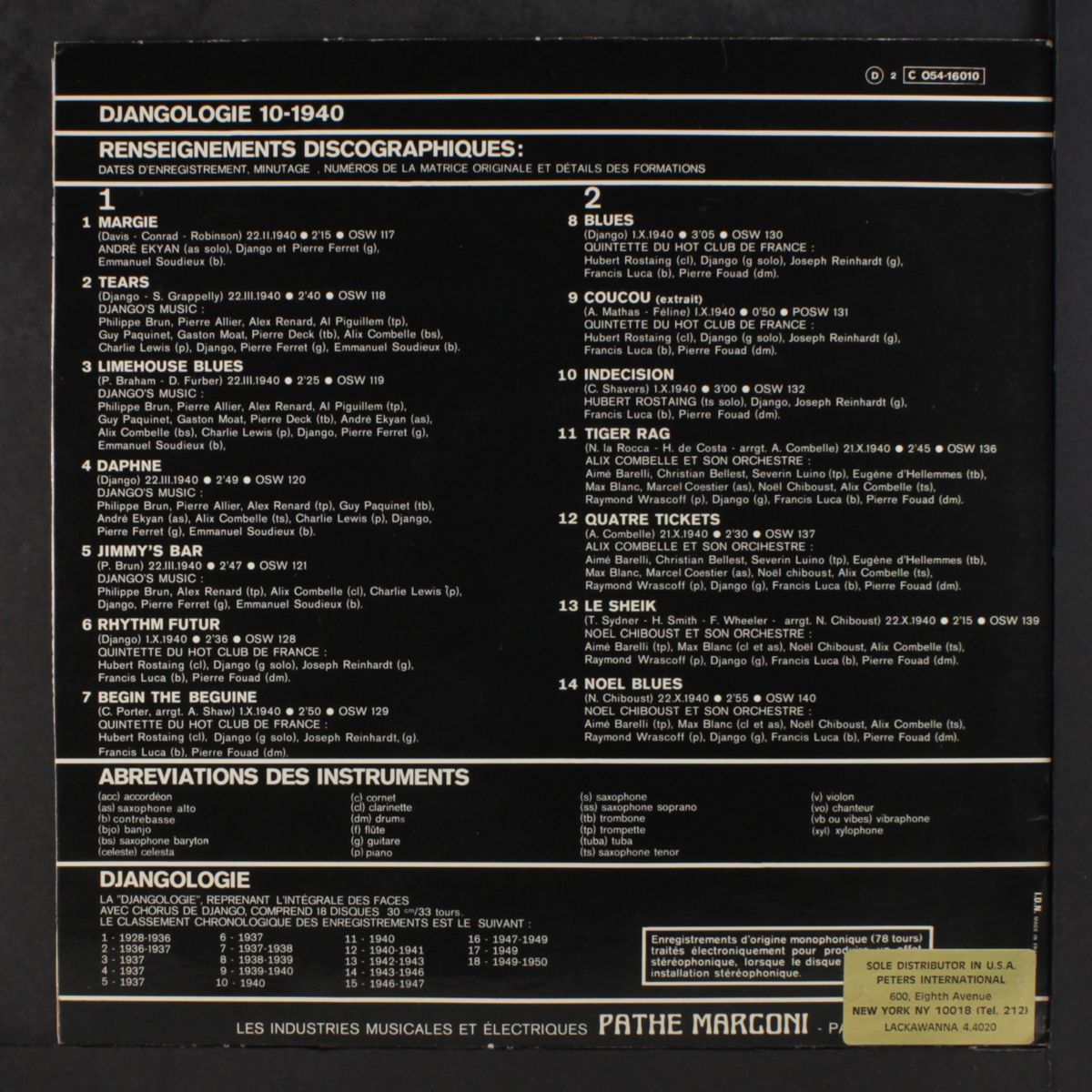 djangologie 10 by DJANGO REINHARDT
