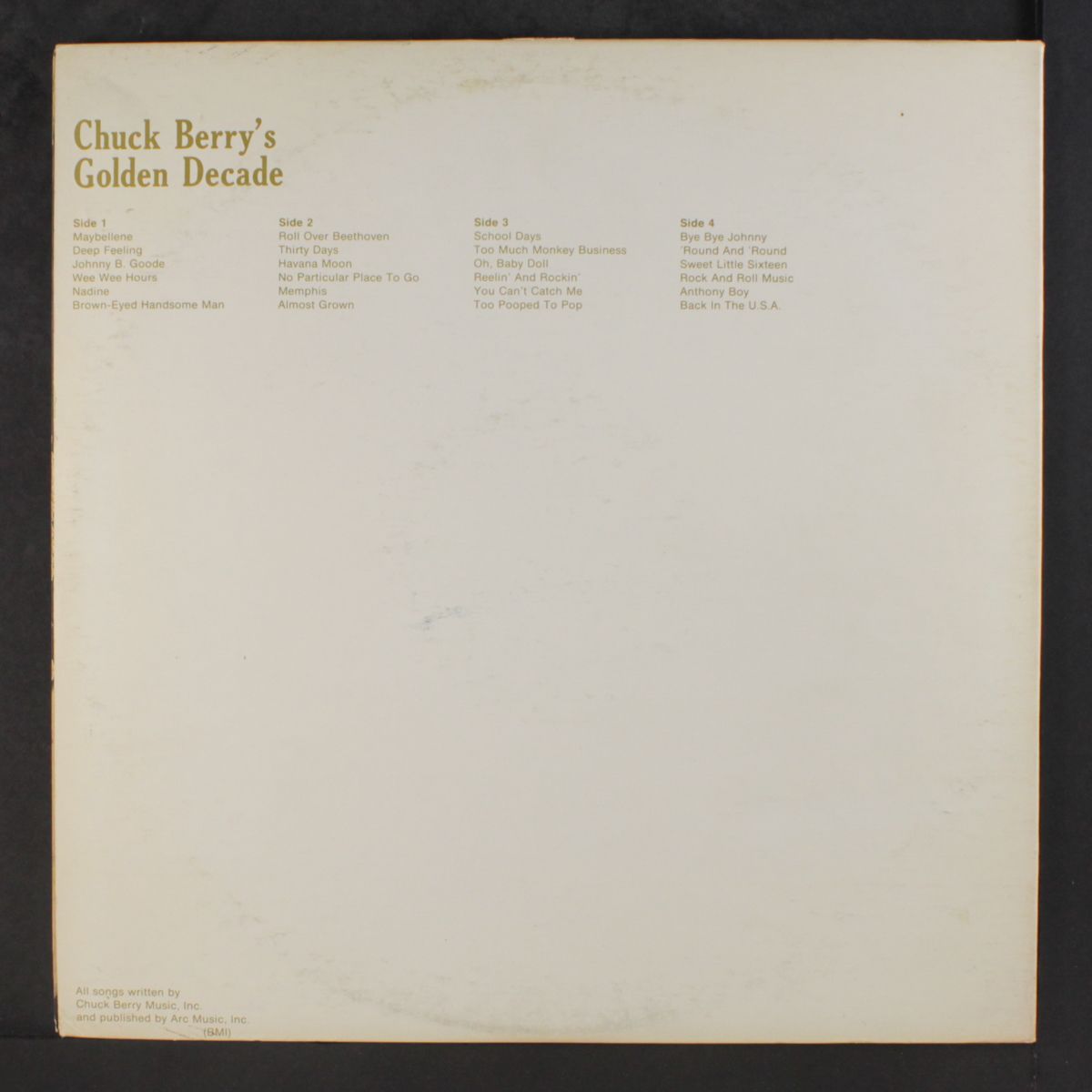golden decade by CHUCK BERRY